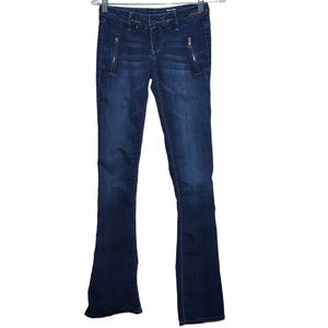 Black Orchid Low Rise Skinny Boot Cut Jeans, Size 24